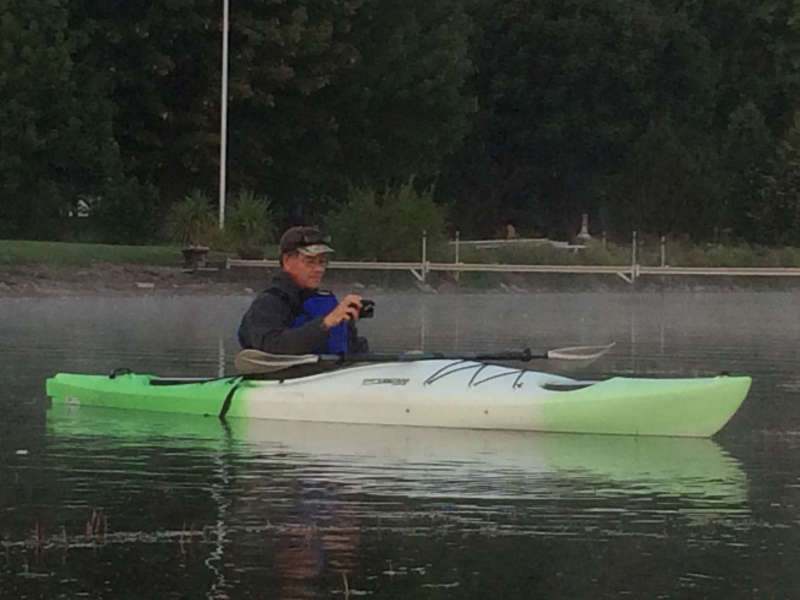 Andy in Bay Kayaking