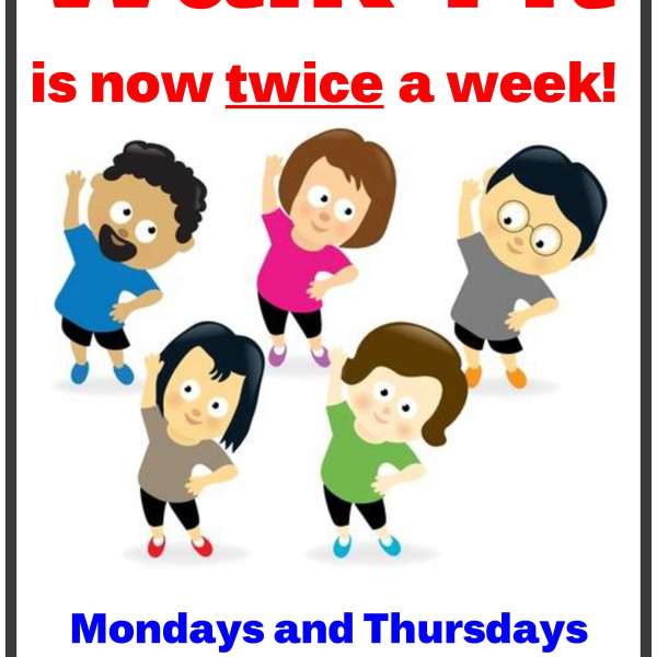 Walk-Fit Mondays & Thursdays 10-11 am