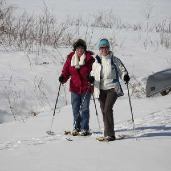 Cross Country Skiing on Golf Course