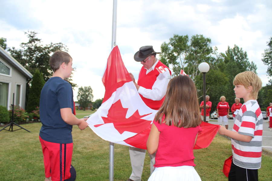 Canada Day Flag-raising ceremony