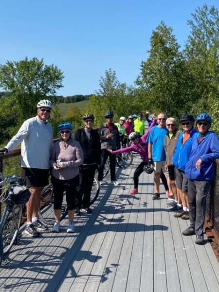 September 2022 on the Tay trail bridge