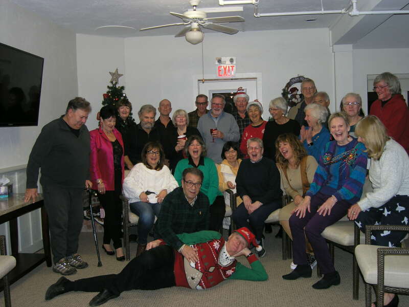 Walkers potluck at the Hayloft 2023.