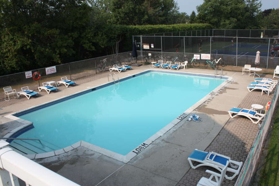 Our pool - capacity of 30 with lifeguard present.