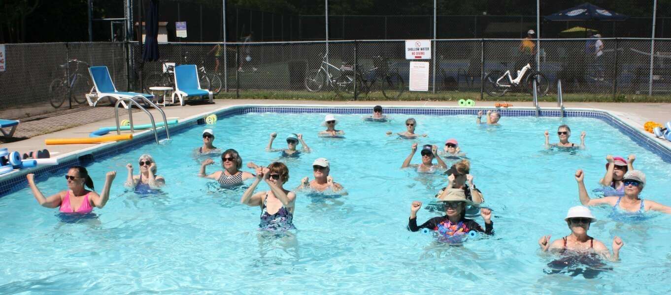 Aquafit Classes are held 3 times a week.