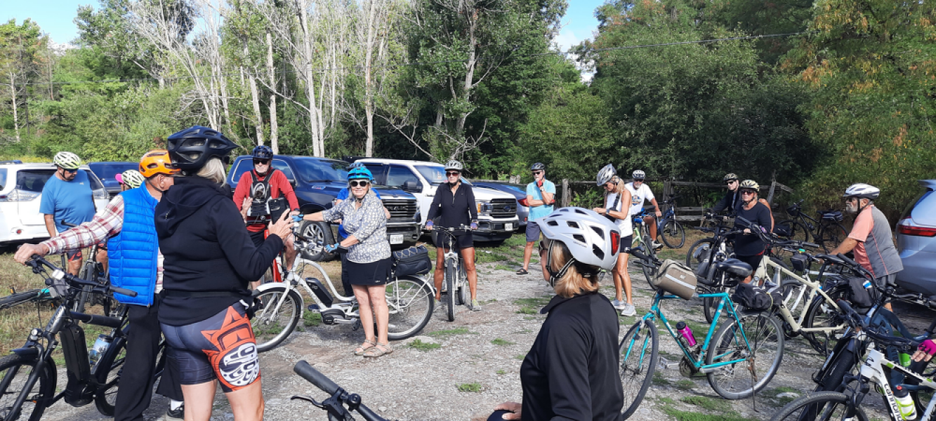 August 2025 - 24 Riders getting ready to rumble...over gravel and potholes.