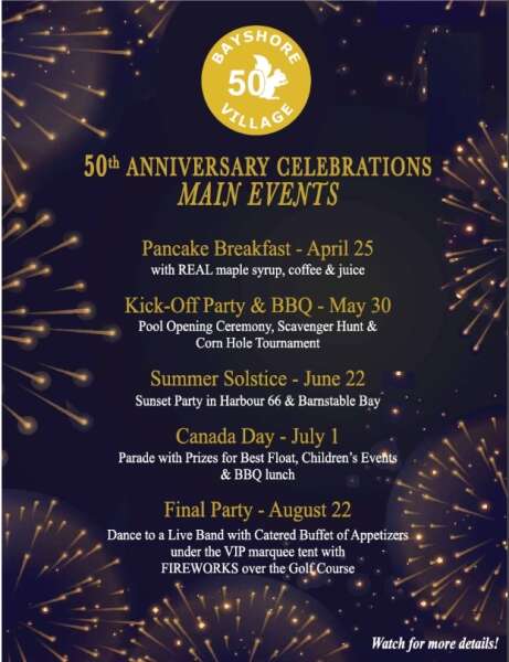 Events Schedule