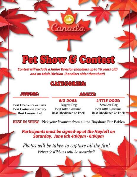 Pet Contest Sign Up