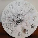 White Clock 12in