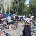August 2025 - 24 Riders getting ready to rumble...over gravel and potholes.