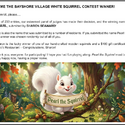 The Name the White Squirrel contest