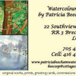 Watercolours by Patricia Beecham