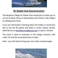 R.C. Model Club