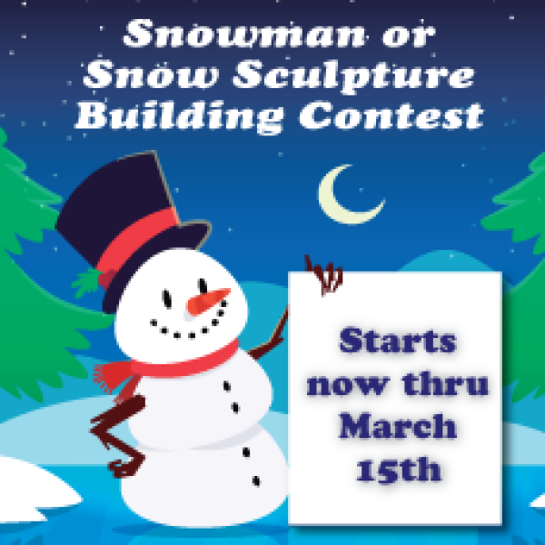Snowman or Snow Sculpture Contest
